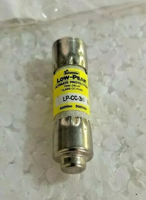 LP-CC-30 LPCC-30 (30Amp) 600Vac Bussmann Retardo Clase Cc Fusible