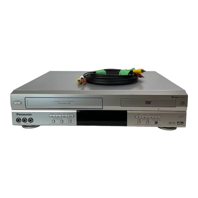 PANASONIC PVD4743SK DVD VCR Combo Player VHS Recorder 4 Head HiFi No