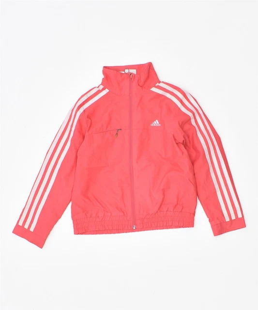 ADIDAS Giacca Top Tuta Ragazza 5-6 Anni Rosa Poliestere BV07