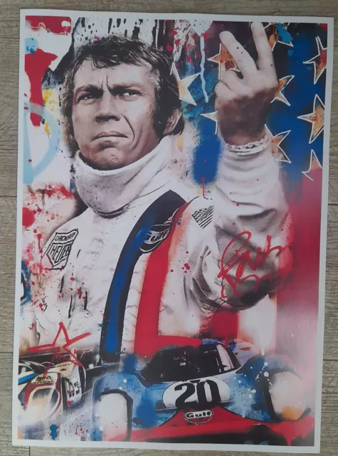 STEVE MC QUEEN - LE MANS-  affiche poster