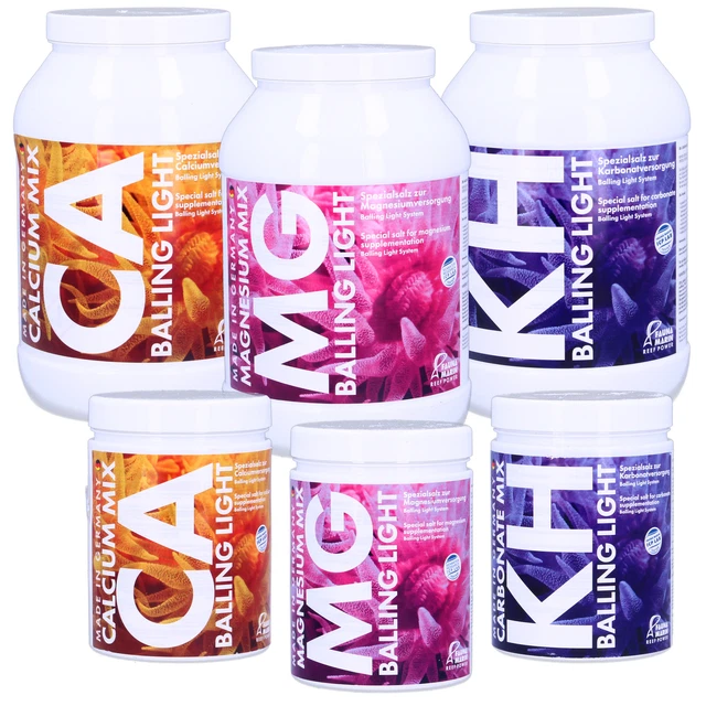 Fauna Marin Balling Salts Biopolymer Calcium KH Magnesium Coral Reef Aquarium