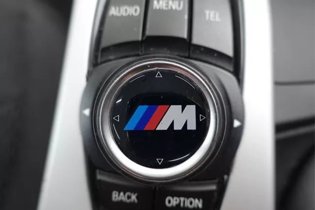 M-Sport BMW Emblem Multimedia Control Domed Sticker Badge Decal 3D Sticker 29mm