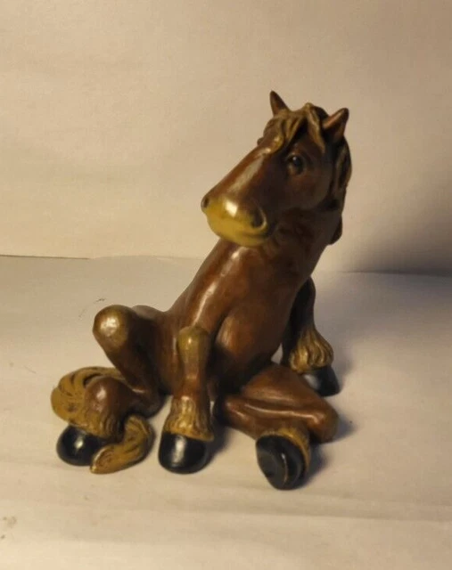 RETIRED Montana Silversmiths Pasture Pals Elmer the Horse Reclining Sitting 0102