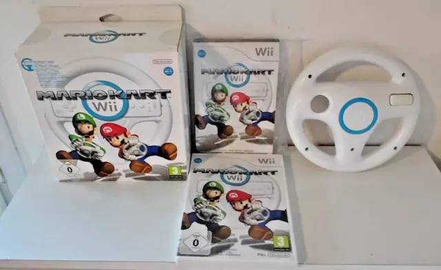 Mario Kart Pack Volant Nintendo Console Wii Complet En Boite Collector Pal Eur