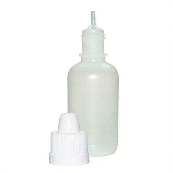 1 oz LDPE Plastic Dropper Bottles w/Child-Resistant Caps (12-25-50-100 count)