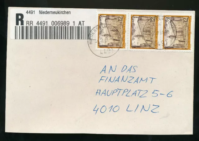 Reco-Brief aus Niederneukirchen mit Stifte und Klöster (S16)