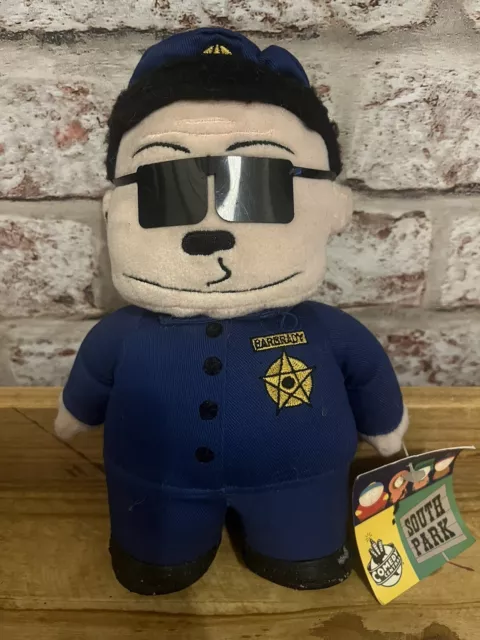 1998 RARE South Park Plush - Officer Barbrady (approx 8” Tall) With Tags.