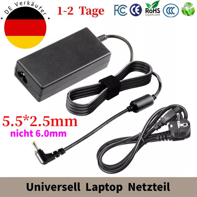 Für Acer Aspire One Laptop Ladegerät Netzteil Ladekabel 19V 2,37A 45W 5
