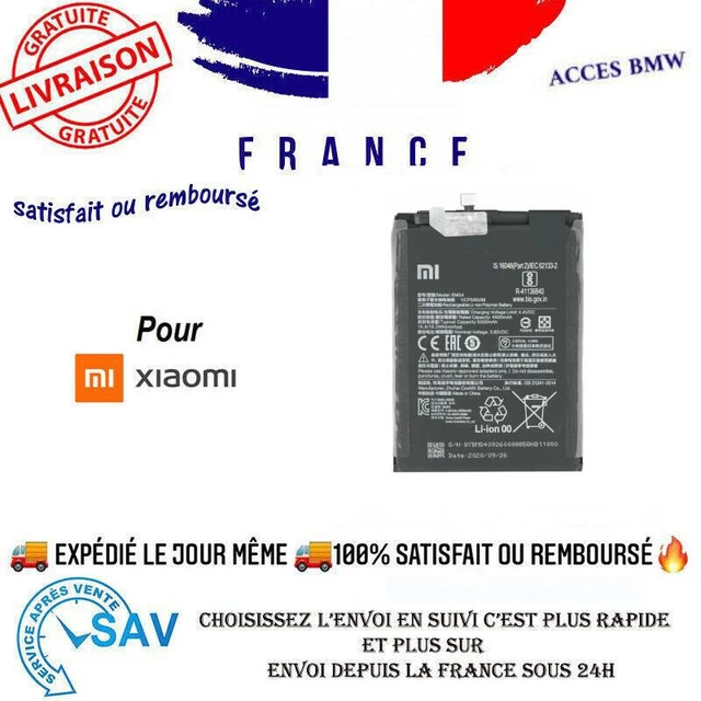Batterie De Rechange Pour Xiaomi Redmi Note 9T - 5000mHa, Compatible BM54, Qualité Premium Et Sécurisée