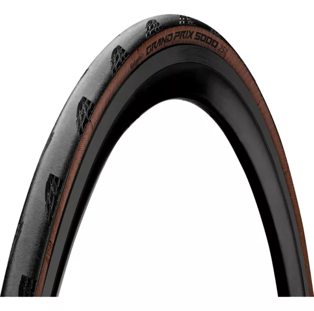 Continental Grand Prix 5000 klappbarer Clincher Straßenreifen - schwarz/trans - 700x25/28