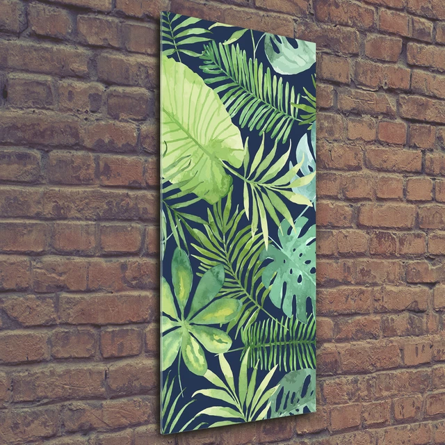 Tulup Tableau Sur Verre Trempé Image 70x100 - Plage tropicale