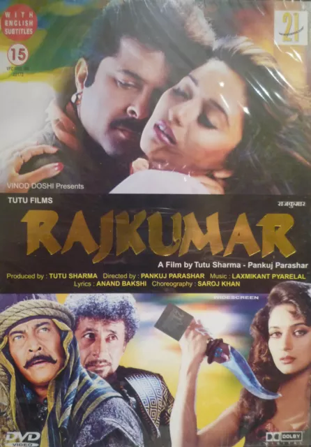 Rajkumar - Original 21St Century Bollywood Dvd - Anil Kapoor & Madhuri Dixit.