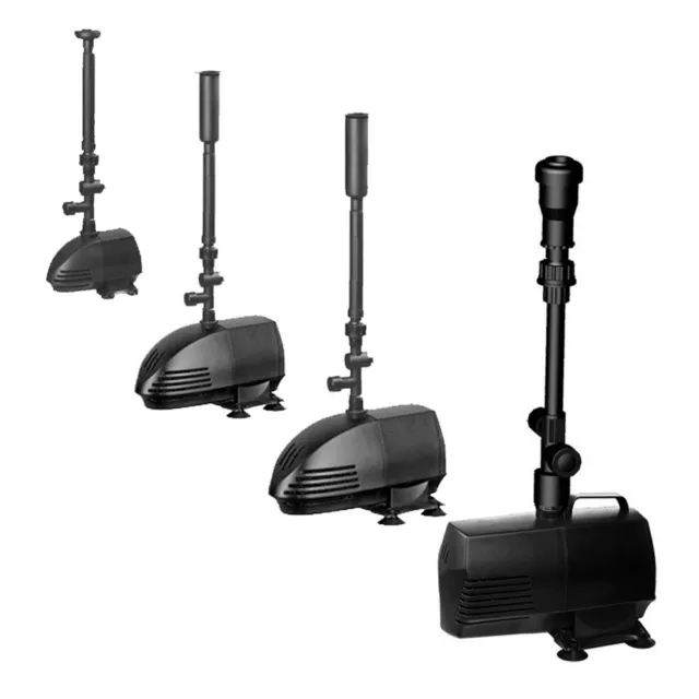 HIDOM POND FOUNTAIN Water Pump Waterfall Garden Filter Pump 12005000l