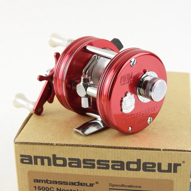 ABU GARCIA AMBASSADEUR 1500C Nostalgia Red Fishing Reel. Made in Sweden. W/ Box. $800.00 - PicClick ABU GARCIA AMBASSADEUR 1500C Nostalgia Red Fishing Reel. Made in Sweden. W/ Box. $800.00 - PicClick