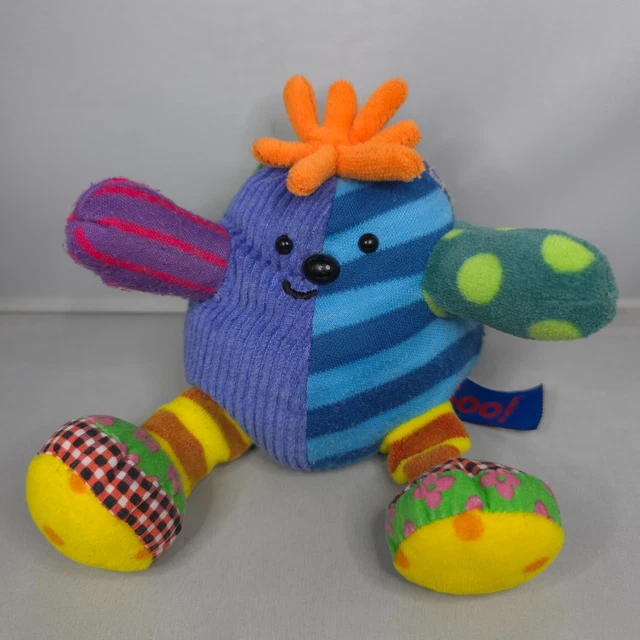 RARE 2001 BORN To Play Tell-tale Where's Boo? Sensory Plush Soft Toy 6 ...