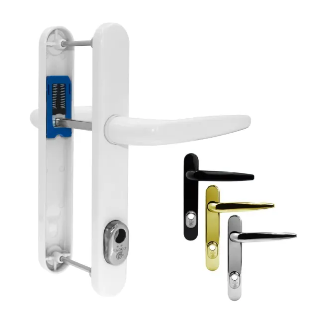 UPVC Door Handle Yale Trojan High Security Pas 24 Lever / Lever Pair 92PZ Set