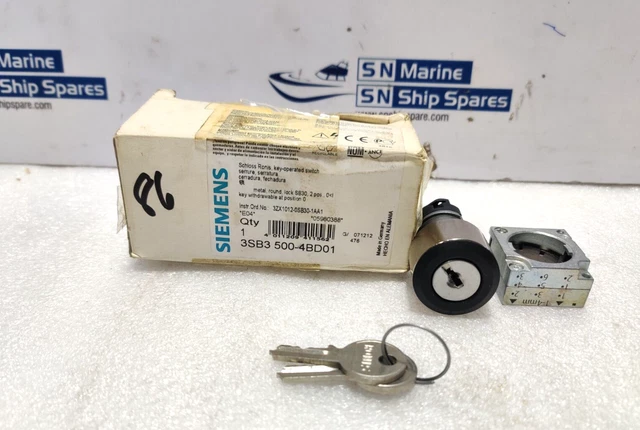Interrupteur / Bouton-poussoir Siemens 3SB3500-4BD01 - Neuf, Métal, Pour Installation Industrielle