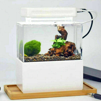 Mini Aquarium Tank Bowl Goldfish Betta Small Fish Bowls Ecological Fish Tank
