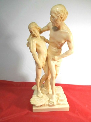 sculptor a santini classic figure italy