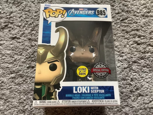 Funko Pop! Avengers Loki with Scepter | Exclusive