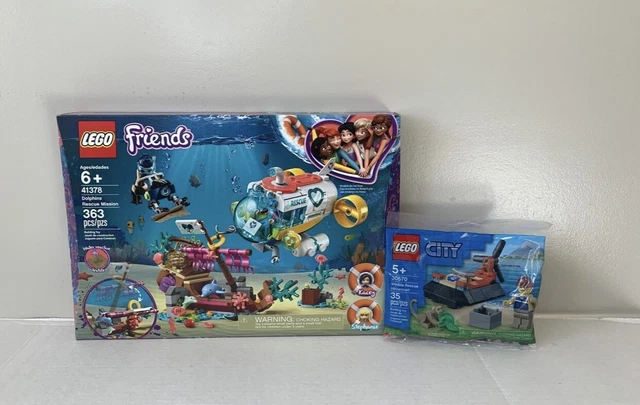 LEGO Friends 41378 Dolphins Rescue Mission 30570 Wildlife Rescue Polybag New