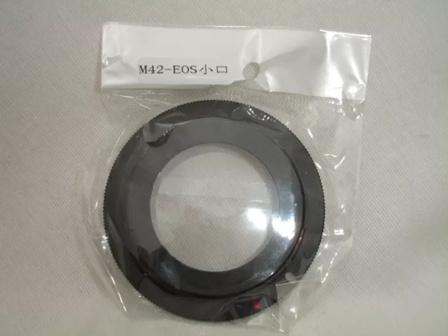 ADAPTER M42 Pentax screw Lens to Canon EOS EF Camera mount , Metal Ring
