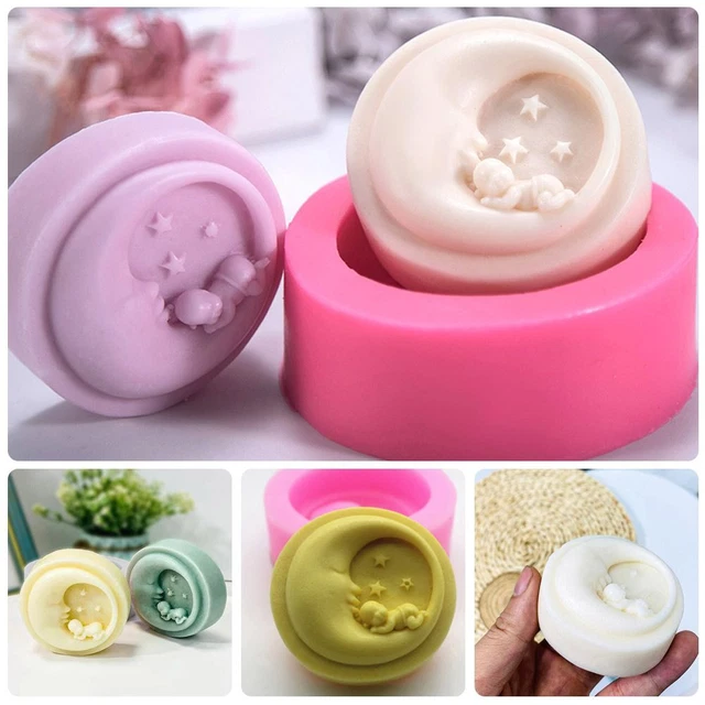 bonbon de pudding Moule de savon silicone Fournitures de savons Moule à gâteau