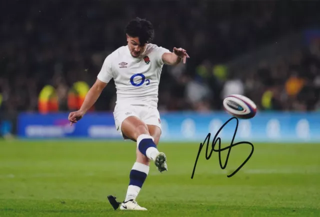 Rugby Union - Marcus Smith - Hand Signed 12x8 Inch Photo - England - COA
