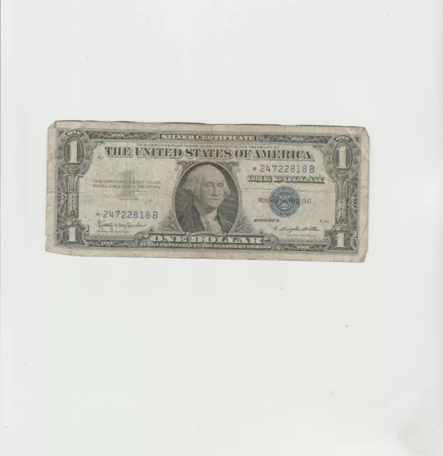 1 1957 Star Note Silver Certificate