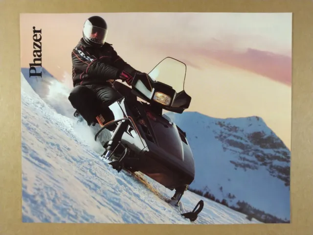 1986 Yamaha PHAZER Snowmobile Sales Brochure