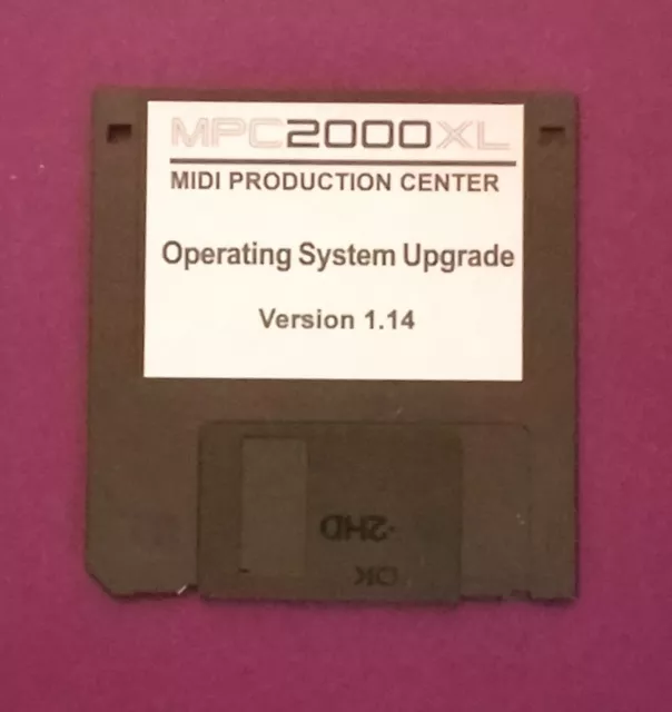 Akai MPC 2000 XL OS 1.14 Upgrade System Disk ( NEW disk )