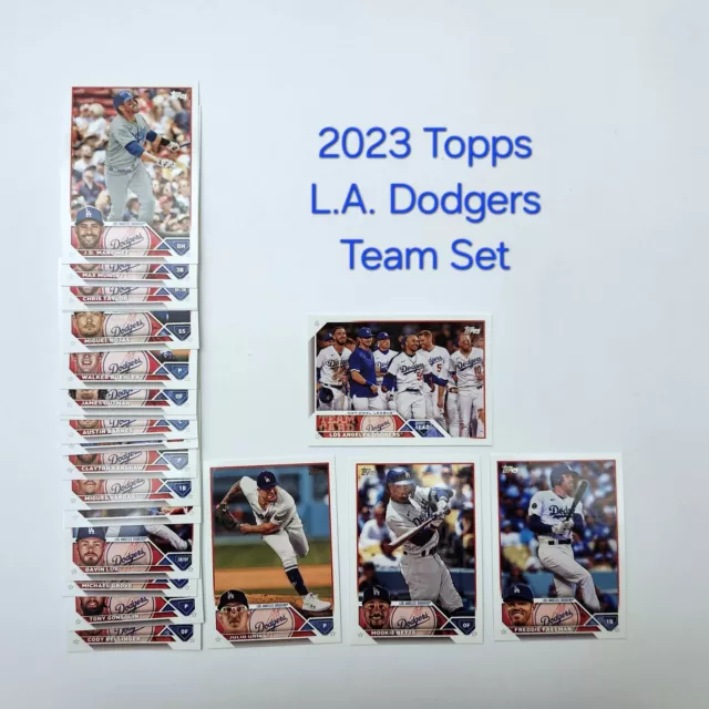 Los Angeles Dodgers 2023 Topps Series 1 & 2 Team Set