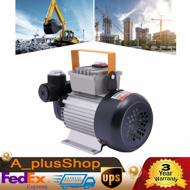 550W Electric Oil Pump Self Priming Oil Fuel Transfer Pump Copper Motor 16GPM
