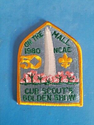 1980 NATIONAL CAPITAL AREA COUNCIL Cub Scout On the Mall PATCH NCAC Boy Camp.FSH