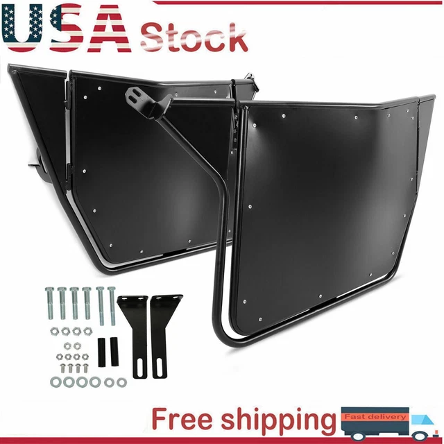 Full Aluminum Doors Black For 2008-2022 Polaris RZR XP 900 570 800 USA