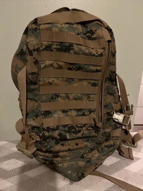 USMC Woodland MARPAT ILBE Assault Pack Backpack NSN-8465-01-515-8615