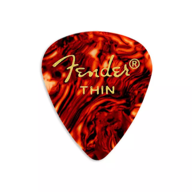 12 Mediators Fender Celluloid 351 Classic Shell Tortoise Thin