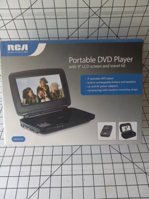 Rca Portable Blue Dvd Player With 9 Lcd Screen Drc99392 New In Box