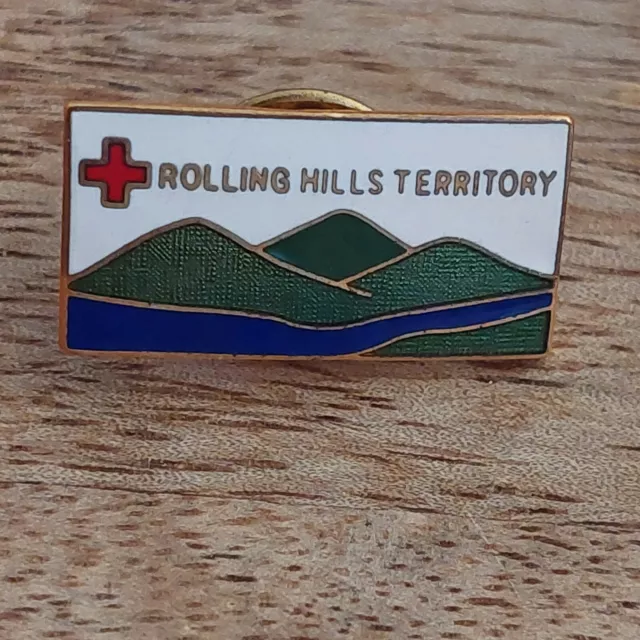 Vtg. 1986 American Red Cross ARC Pin Rolling Hills Territory PA. - Pittsburgh