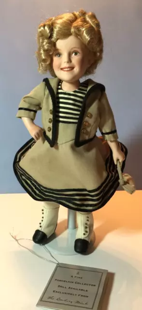 Danbury Mint Shirley Temple Movie Classics 10" Doll Wee Willie Winkie