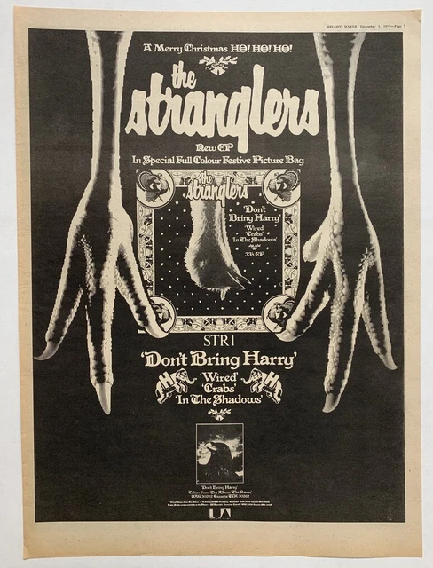 The Stranglers Poster FOR SALE! - PicClick UK