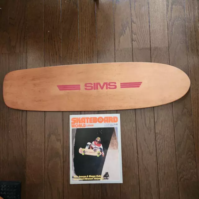 SIMS 70's Ronnie Toft Model Skateboard Deck Unused Japan