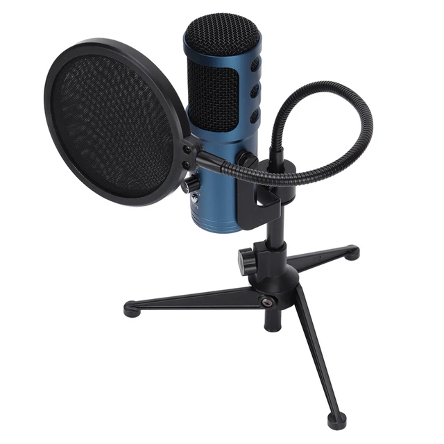 PC Game USB Condenser Mic Cardioid Recording Noise Reduction Desktop USB Mic SP5
