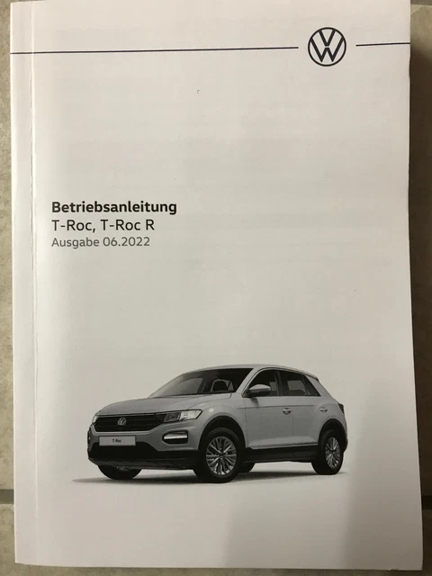 Bedienungsanleitung Vw T Roc 2022 Pdf