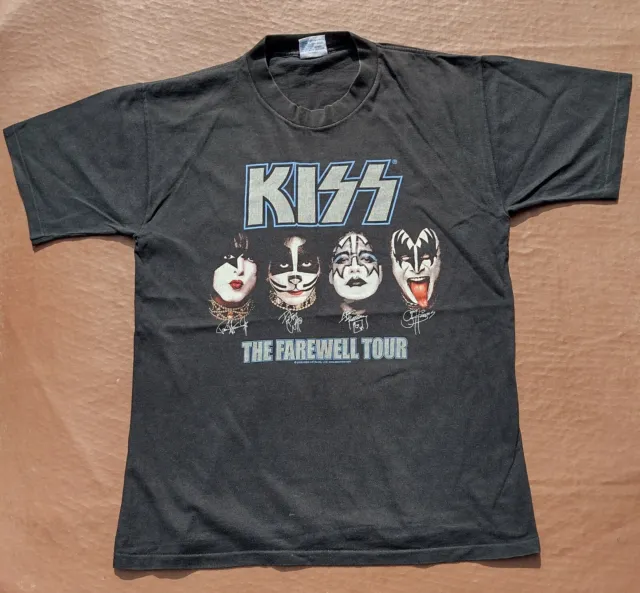 Original Kiss Farewell Tour T-Shirt 2000 Vintage Größe L