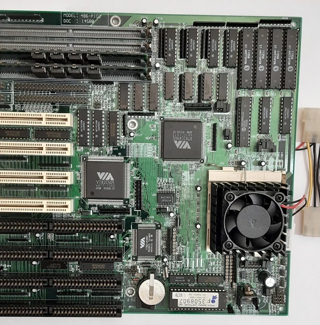 Scheda madre FIC 486-PIO2 486 ISA PCI + Advanced Micro Devices 80486dx4 100 MHz + 32 MB di RAM 3