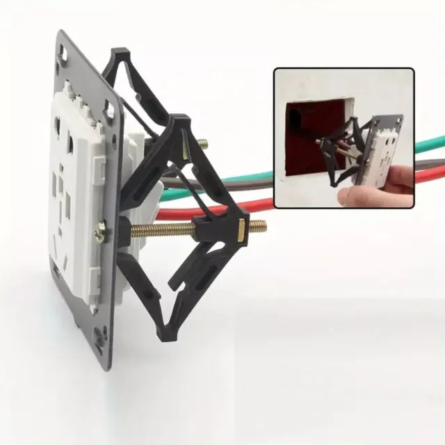 10pcs Reusable Dark Box Repair Screw Plug Black Switch Box Repair Tool  Home