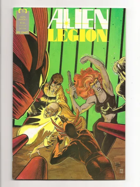 Alien Legion #7 Marvel Epic Comics 1988 VF Vol. 2