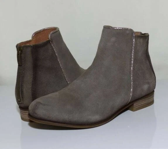 BOTTINES FEMME "L'IMPERTINENTE" SYNTHETIQUE DOUBLE CUIR ZIP ARRIERE pointure 39