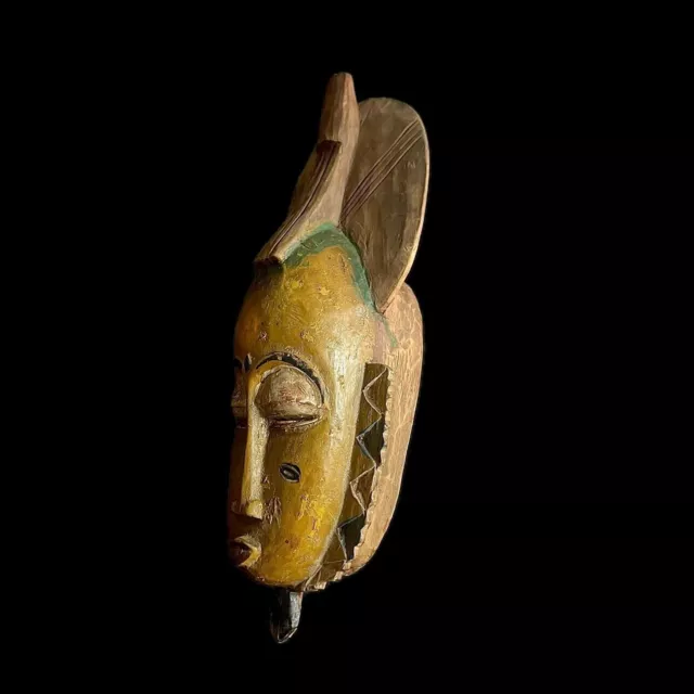 Maschere africane Maschera Baule africana Maschera tribale in legno Arte... 2